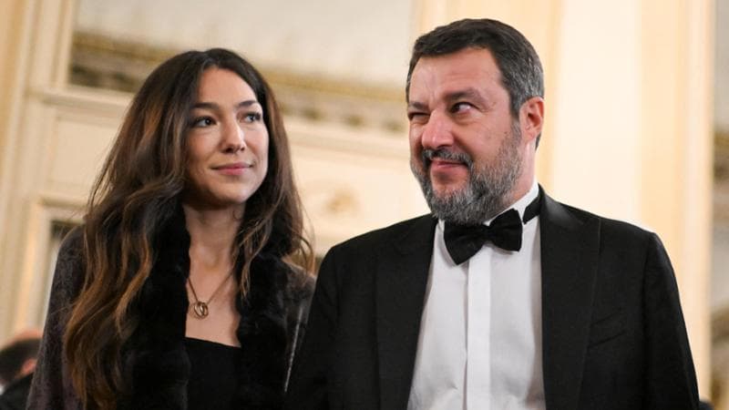 Il vicepremier Matteo Salvini il 7 dicembre alla prima della Scala a Milano
