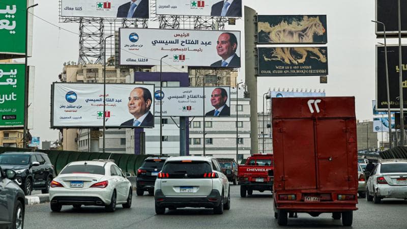 Egitto al voto nell'ombra di Gaza: Al Sisi favorito per il terzo mandato