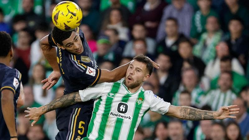 Real Madrid, Bellingham non basta: 1-1 con il Betis. Domenica Girona a Barcellona per la vetta della Liga