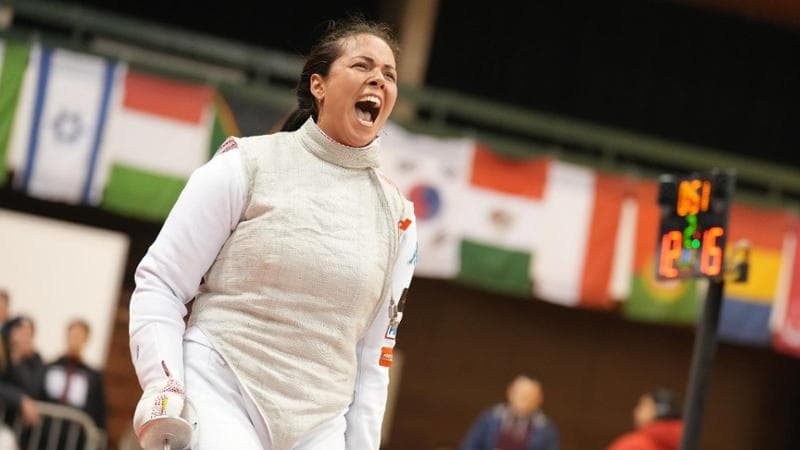 Alice Volpi, dai Mondiali alla Coppa del mondo è sempre regina del fioretto