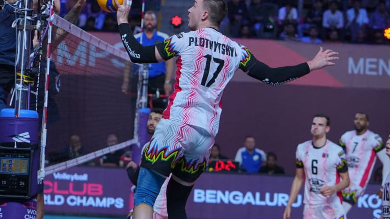 Oleh&nbsp;Plotnytskyi in finale (volleyballworld)
