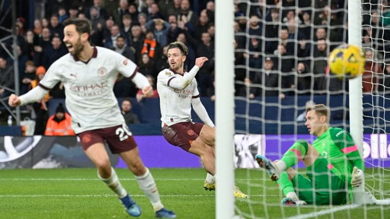 Manchester City, la rete della vittoria segnata da Grealish
