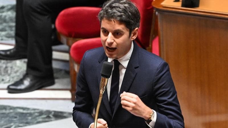 Il ministro Gabriel Attal
