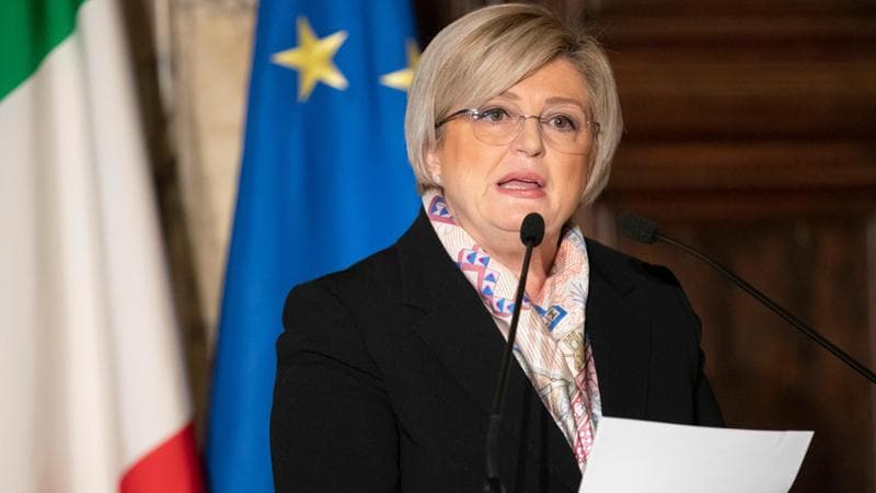 La ministra del Lavoro Marina Calderone
