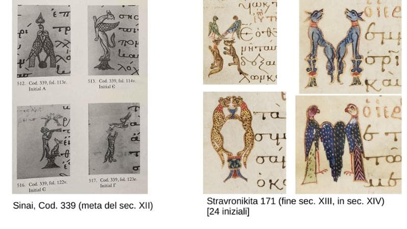 Particolari di altri manoscritti degni di nota
