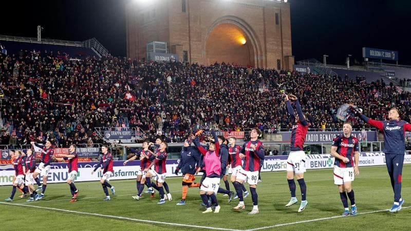Bologna-Roma 2-0: rossoblù perfetti, ora sono soli al quarto posto