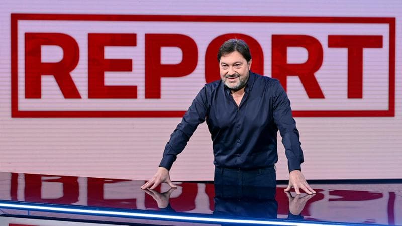 Il giornalista Sigfrido Ranucci, conduttore della trasmissione televisiva Report in onda su Rai 3, Roma, 26 novembre 2022. .ANSA/RICCARDO ANTIMIANI