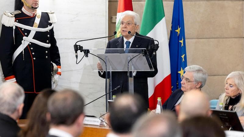 Il presidente della Repubblica Sergio Mattarella
