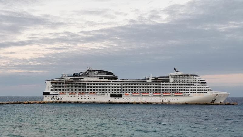 Msc Meraviglia in foto d'archivio
