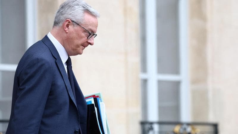 Il&nbsp;ministro francese dell'Economia Bruno Le Maire

