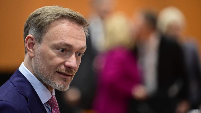 Il&nbsp;ministro tedesco delle Finanze Christian Lindner
