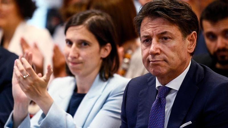 Elly Schlein e Giuseppe Conte
