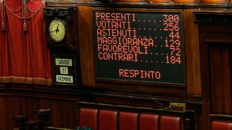 IL NO DELLA CAMERA ALLA RATIFICA DEL MES
