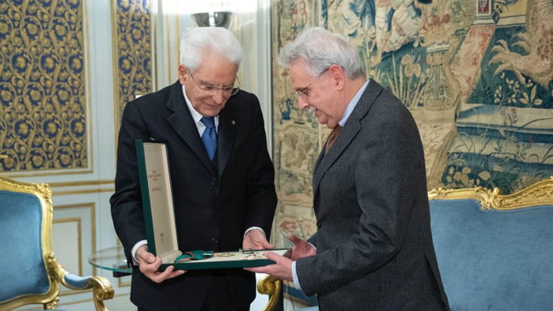Mattarella consegna a Palma l&rsquo;onorificenza da grande ufficiale
