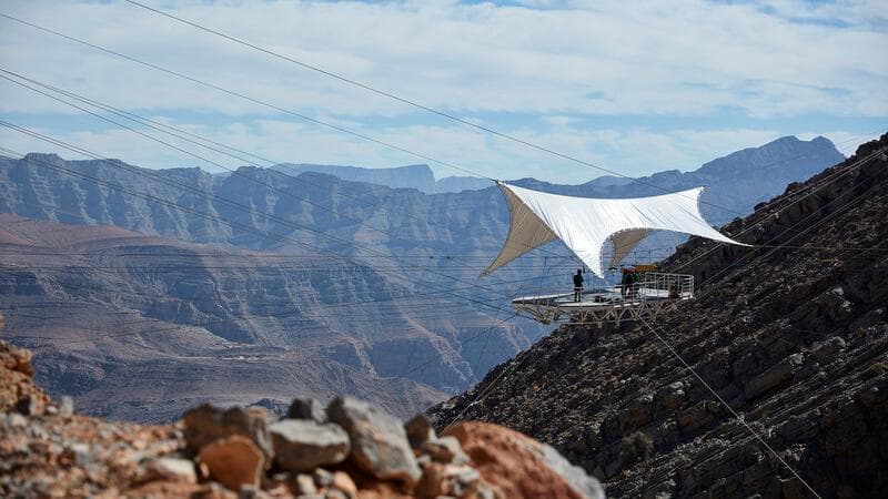 La zipline pi&ugrave; lunga del mondo
