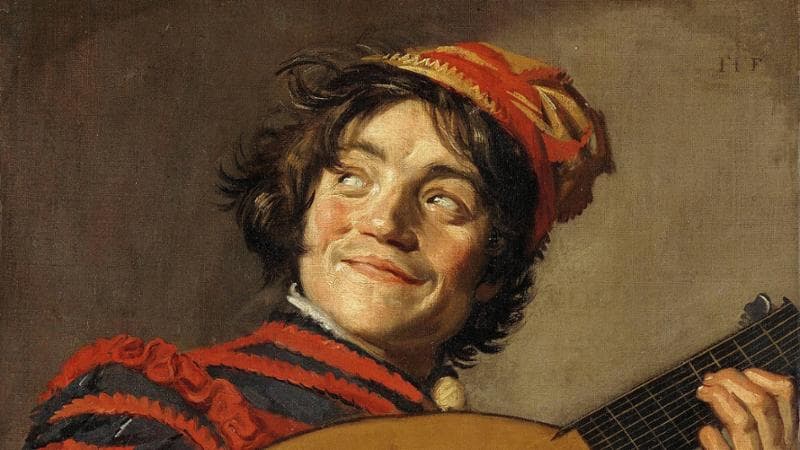 Frans Hals,&nbsp;Il suonatore di liuto, 1623-1624
