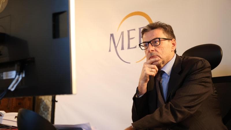 Il ministro dell&rsquo;Economia Giancarlo Giorgetti
