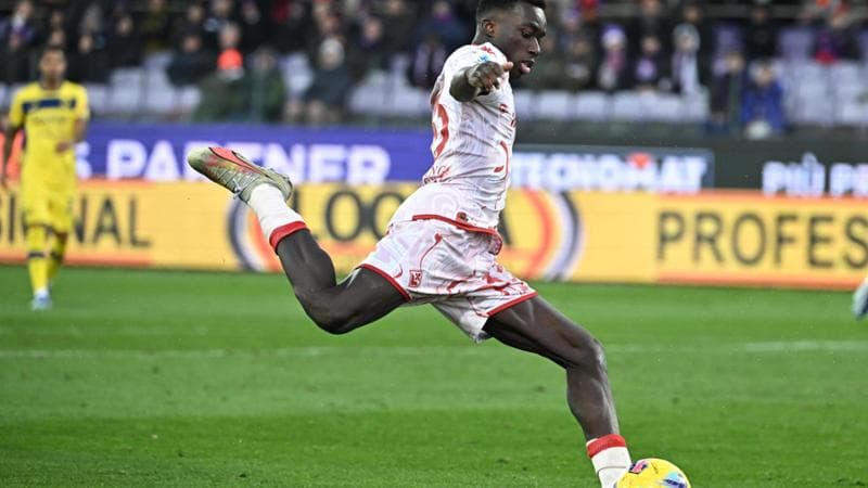Michael Kayode, terzino destro della Fiorentina,
