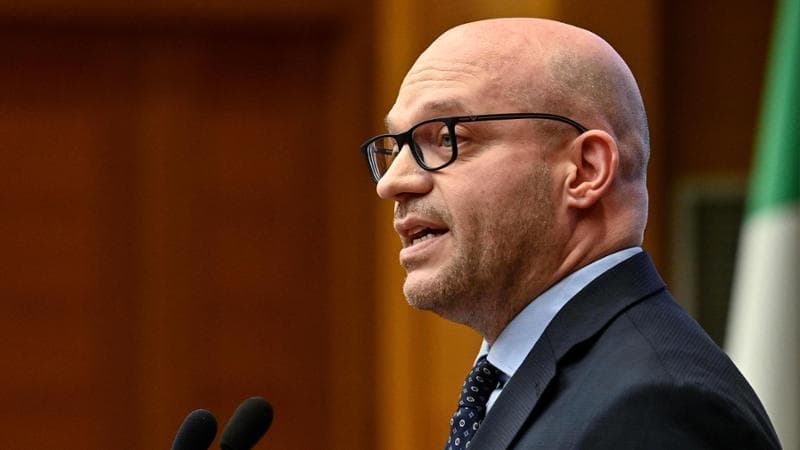 Il&nbsp;presidente della Camera, Lorenzo Fontana
