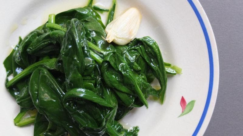 Spinaci per una persona sola