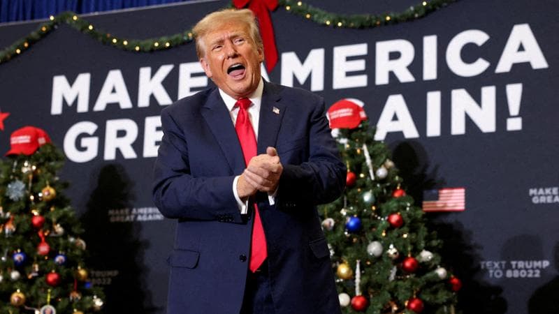 Waterloo (Iowa, Stati Uniti), 19 dicembre: Donald Trump
