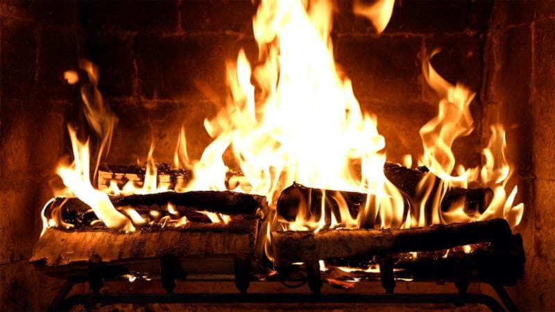 Il fuoco del caminetto Netflix
