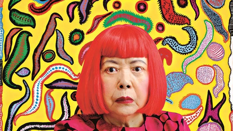 Un ritratto di Yayoi Kusama (part.). Copyright: Yayoi&nbsp; Kusama
