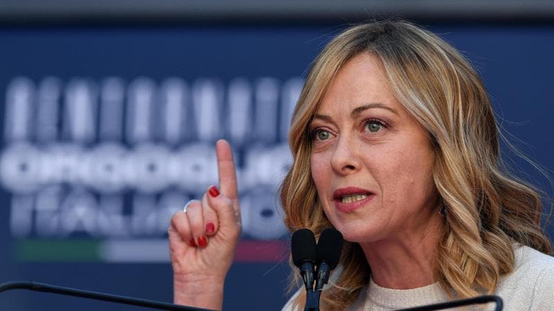 Giorgia Meloni ad Atreju
