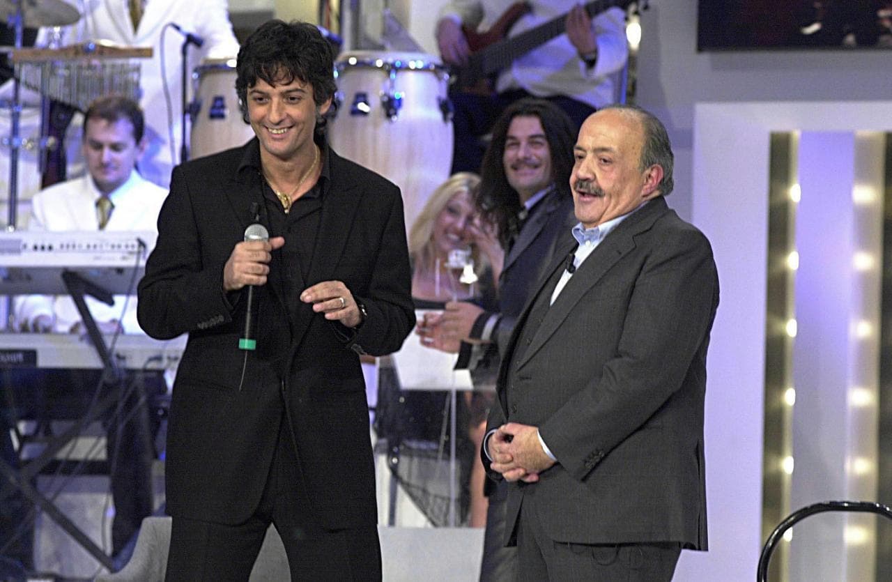 Fiorello e Maurizio Costanzo
