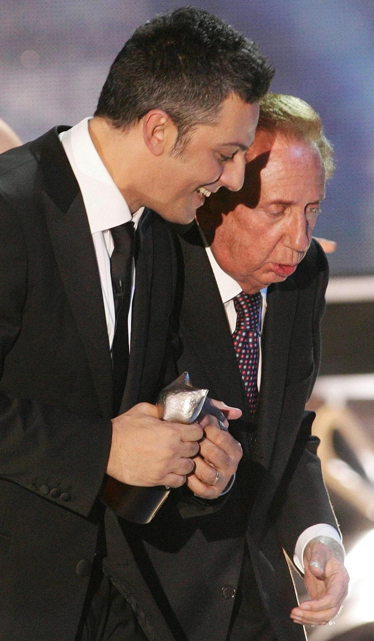 Fiorello e Mike Bongiorno
