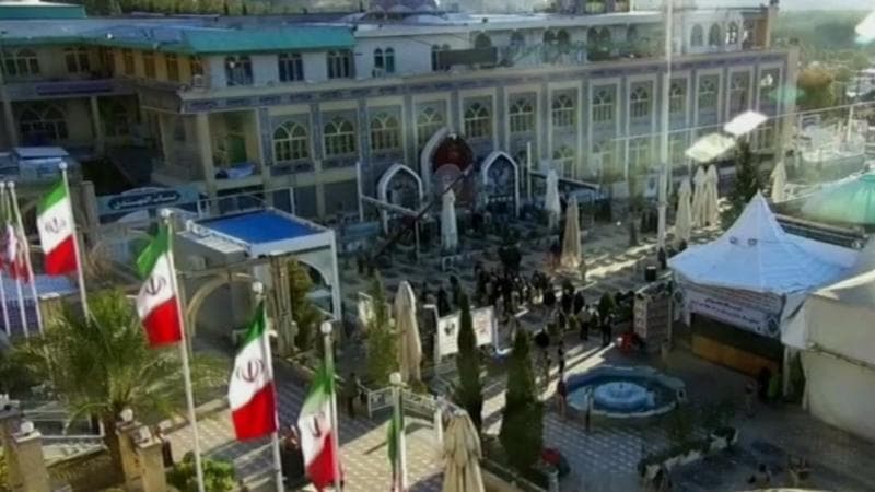 Il luogo delle esplosioni a Kerman
