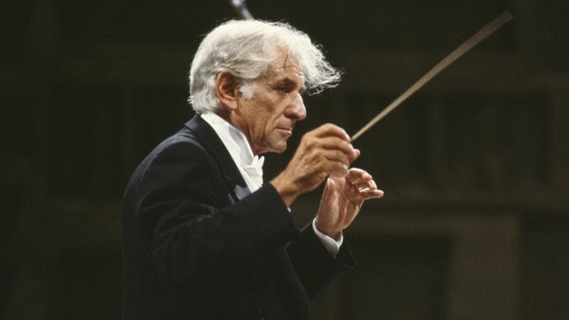 Leonard Bernstein, scomparso nel 1990
