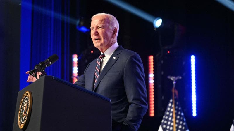Blue Bell, Pennsylvania, 5 gennaio: il discorso del presidente americano Joe Biden
