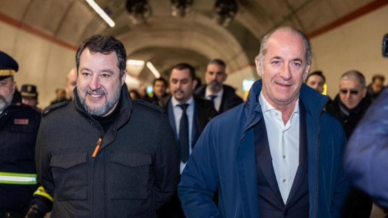 Matteo Salvini insieme a Luca Zaia
