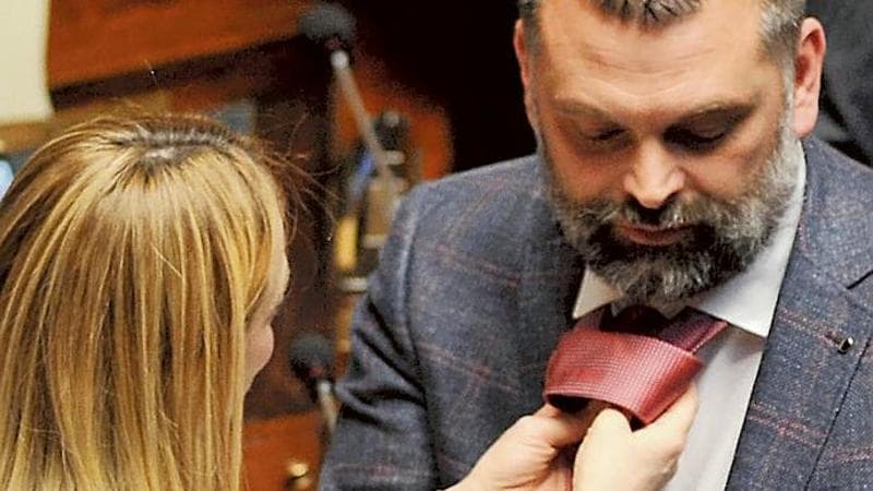 Giorgio Meloni e Luca De Carlo
