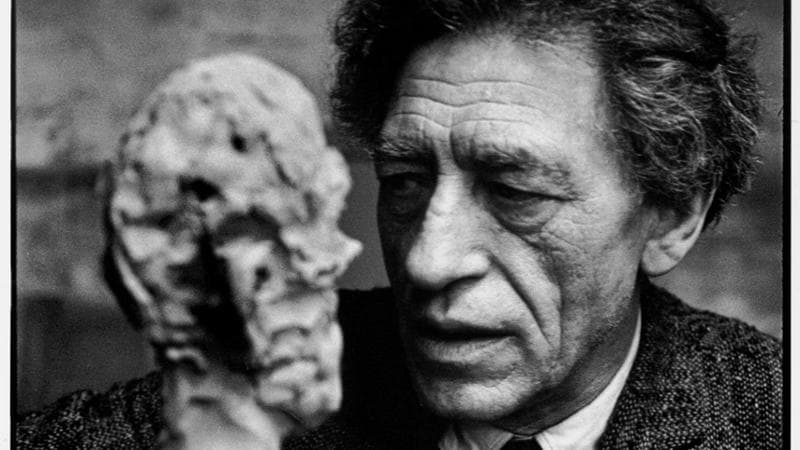 Alberto Giacometti ritratto da Henri Cartier Bresson&nbsp;
