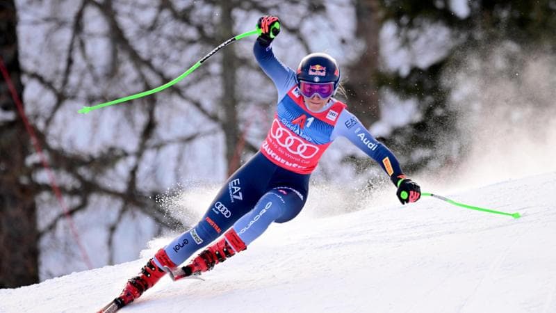 Sofia Goggia durante il superG
