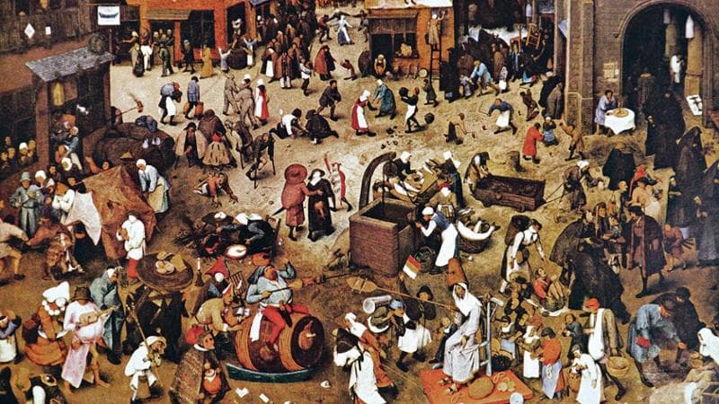 Pieter Brueghel il Vecchio, La lotta tra Carnevale e Quaresima
