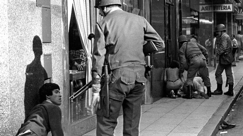 Un rastrellamento dei militari a Buenos Aires durante il golpe in Argentina&nbsp;del 24 marzo 1976&nbsp;
