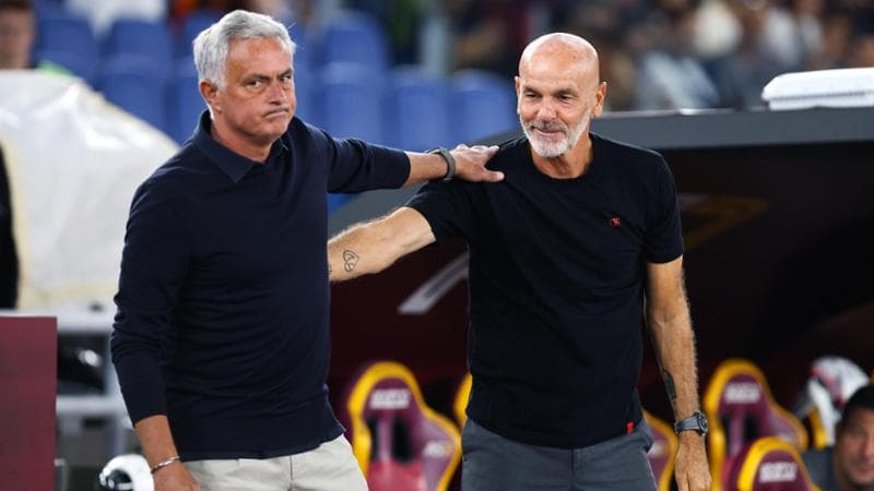 Pioli con Mourinho
