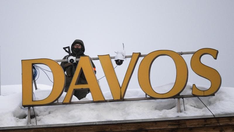 L'Hotel dove si svolge il World Economic Forum a Davos
