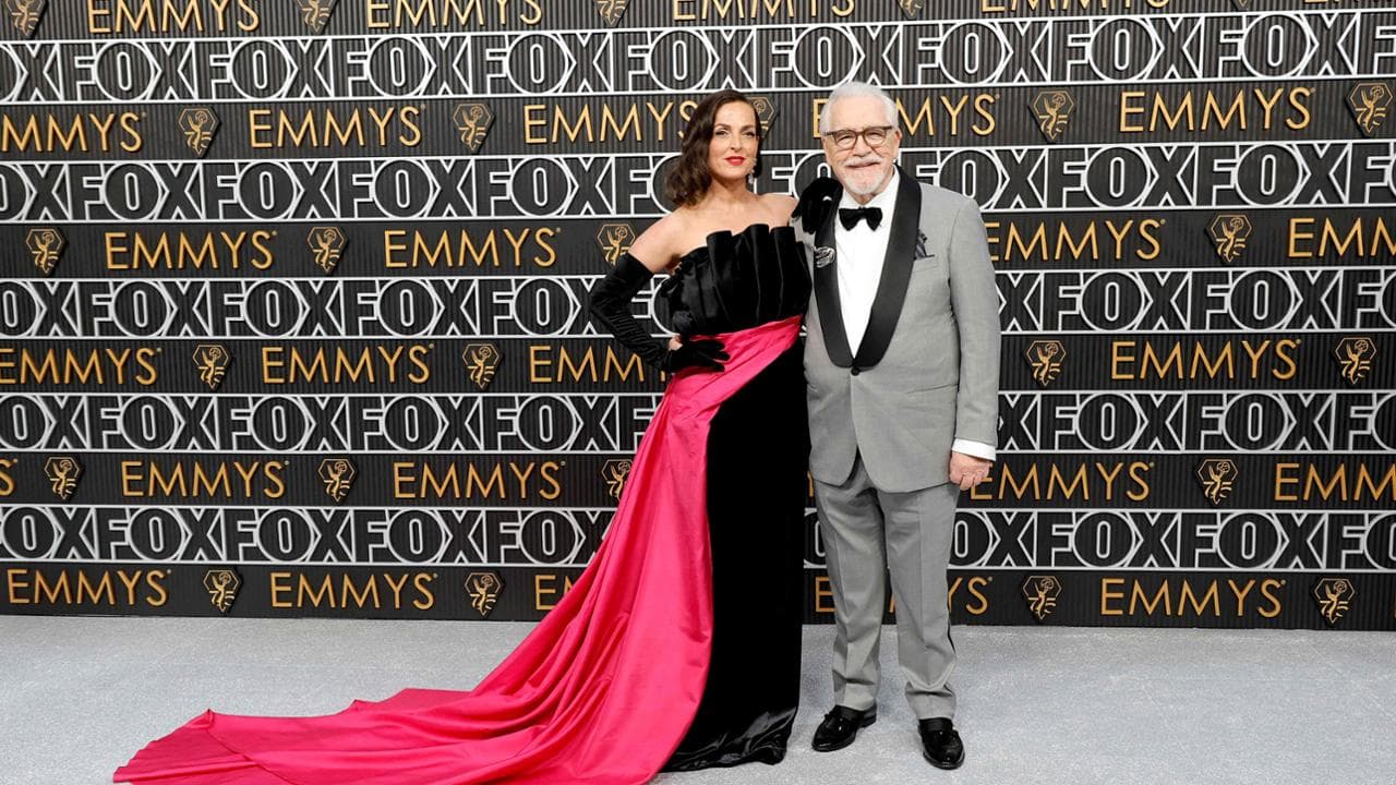 Brian Cox con la moglie&nbsp;Nicole Ansari-Cox
