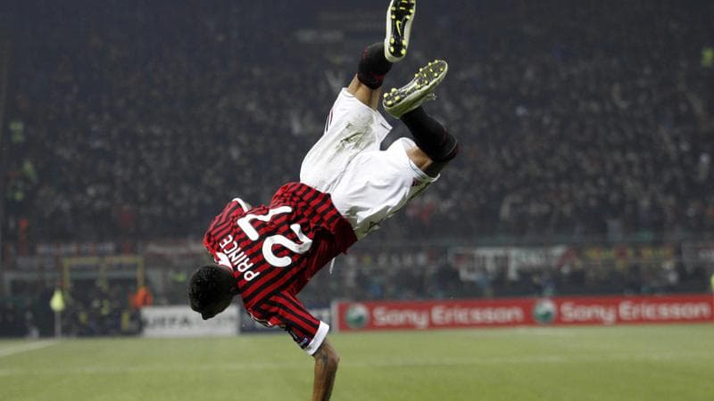 Kevin Prince Boateng con la maglia del Milan
