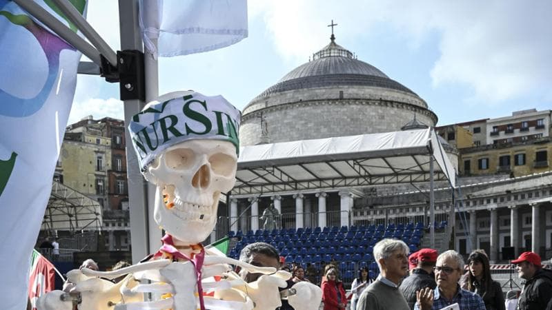 Napoli, sciopero generale di Cgil e Uil, novembre 2023
