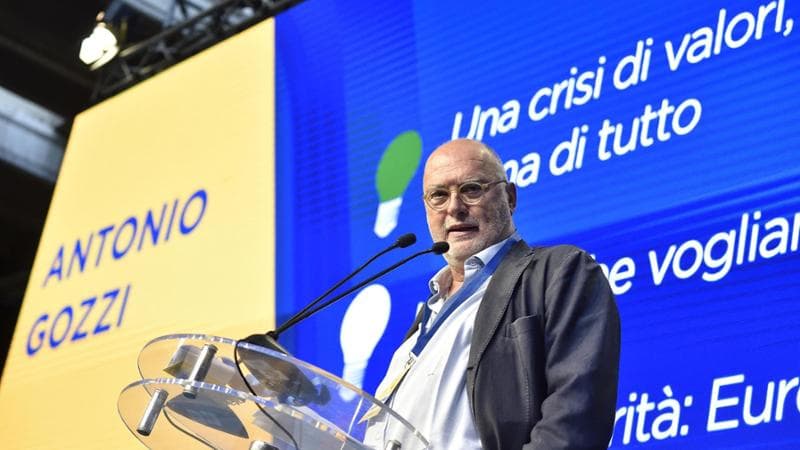 Antonio Gozzi, presidente di Federacciai, è sceso in campo nella corsa alla presidenza di Confindustria ma potrebbe presto fare un passo indietro