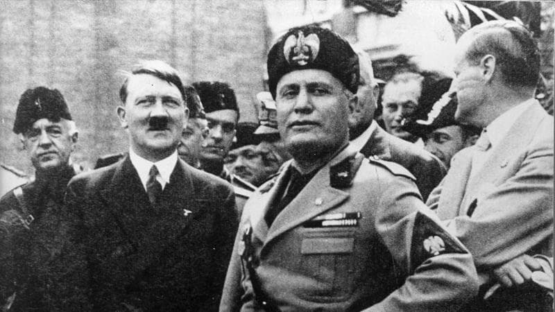 Mussolini e Hitler a Venezia nel 1934
