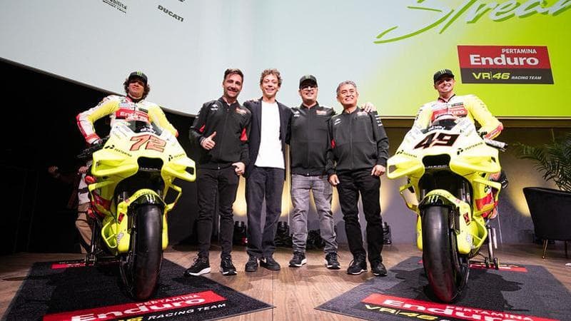 Valentino Rossi, ecco la nuova Vr46. Bezzecchi: “Non vedo l’ora di provarla”