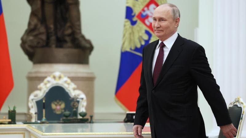 Mosca, il presidente russo Vladimir Putin