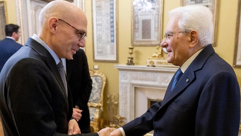 Sergio Mattarella accoglie Volker Türk, Alto Commissario Onu per i Diritti Umani