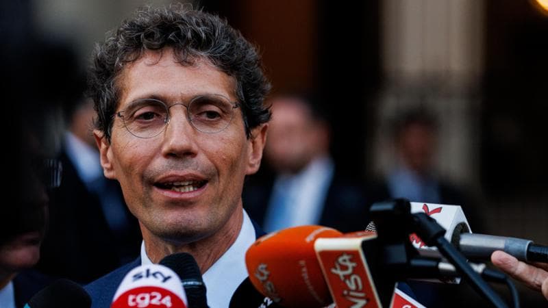 Il segretario di +Europa Riccardo Magi